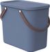 Rotho - Prullenbak van 25L - Opbergcontainer - Blauw