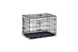 Beeztees Hondenbench M - Bench - 2 deuren - Inklapbaar Zwart - 81x55,5x61,5 cm
