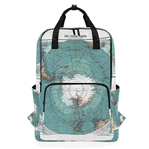 MONTOJ Travel Rugzak Antarctica Kaart School Rugzak - 5712279518296