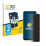 BROTECT - privacy screenprotector voor HTC U23 Pro - Folie Beschermfolie Blauwlichtfilter 2 Stuks