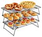 Icecat Grille de refroidissement - Pliable - 3 niveaux - Antiadhésif