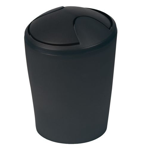 Spirella Move afvalbak - Zwart - 5l