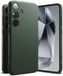 Ringke Onyx | Hoesje Geschikt voor Samsung Galaxy S24 Plus | Back Cover Flexibel TPU | Militaire Standaard | Groen