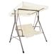 HOME DECO FACTORY Soria Beige schommelstoel 140 cm