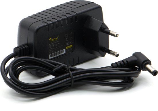 Leicke Voeding 12V 1.5A oplaadkabel Oplader 18W voor BOSE Soundlink Mini Color Mini 2 Bluetooth-luidspreker 1.4A Voeding Klokradio, externe harde schijf, Western Digital, Verbatim, Seagate, Speedport, AVM Fritz! Box