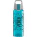Sigg Tritan-drinkfles, Total Color One Good Vibes, geschikt voor koolzuurhoudende dranken, vaatwasmachinebestendig, lekvrij, licht, BPA-vrij, aqua, 0,6 l