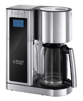 Russell Hobbs Elegance Filterkoffiezetapparaat - 1.25L - Zwart/RVS