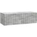 Maison Exclusive - Meuble TV mural 98 x 41 x 30 cm gris béton bois d'ingénierie