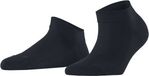 FALKE Sensitive London kort eenkleurig katoen sneakersokken enkelsokken dames blauw - maat 35-38