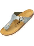 Palado Teenslipper 'Kos Metallic' olijfgroen