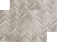 Secret de Gourmet set van 8 placemats - hout print hongaarse punt - PVC - 45 x 30 cm
