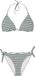 Protest Prtevans – Triangle bikini set Dames – Koordsluiting – Uitneembare vulling – Veggie Green – Gestreept – XXL