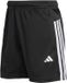 Adidas Workout Essentials Base 3 Stripes Pique 7'' Korte Broek Zwart XXL