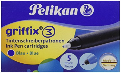 pelikan Griffix Refills vulpen, vouwdoos met patronen onbedrukt 5 Stuk