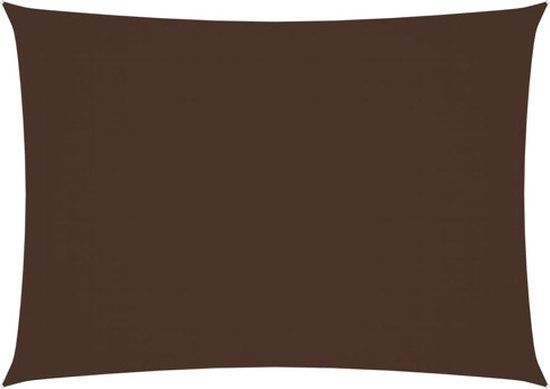 vidaXL Zonnescherm rechthoekig 2x4 m bruin Oxford stof