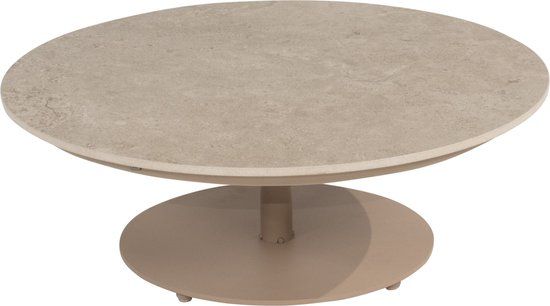 4 Seasons Outdoor Boaz Keramiek Salontafel Latte - Ø80 cm