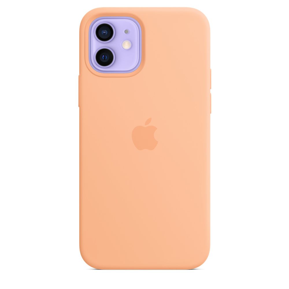 Apple Silicone Case with MagSafe for iPhone 12 / 12 Pro - Pink Citrus - MK023ZM/A
