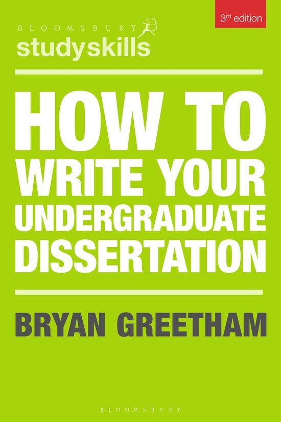How to Write Your Undergraduate Dissertation (Paperback)