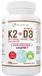 Progress Labs Vegan K2 MK-7+ D3 4000 IU + L-Leucine, 120 capsules