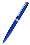 ONLINE Eleganza Metaal Satijn Blauw Balpen