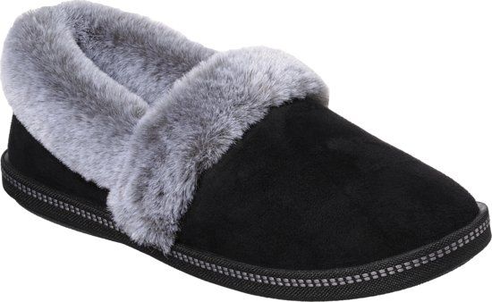SKECHERS Cozy Campfire Team Toasty Dames Sloffen - Zwart - Maat 37