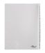 Durable 681919 Tabbladen 1-31, transparant.