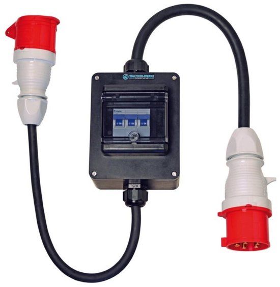 Walther Werke 64Z1101 CEE-adapterkabel 32 A 5-polig 400 V