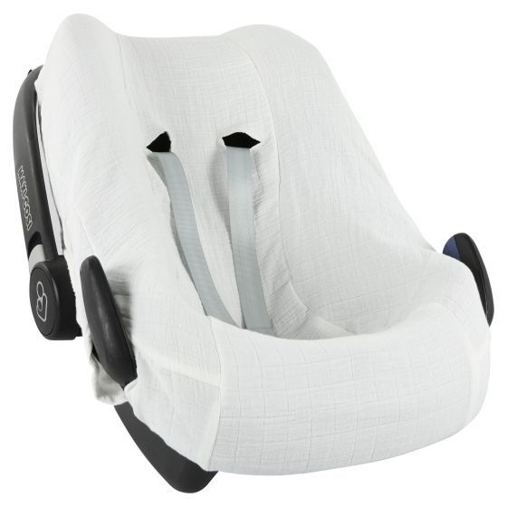 Les Rêves d'Anaïs autostoelhoes Pebble Bliss White katoen wit
