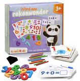 Intellikids Leren Rekenen voor Kinderen – Montessori Rekenspel met Cijfers en Sommen – Educatief Speelgoed 3+