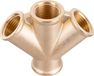 Distributeur d'air, pneumatique, laiton, 3 voies, fileté, 1/2 pouce, encastrable