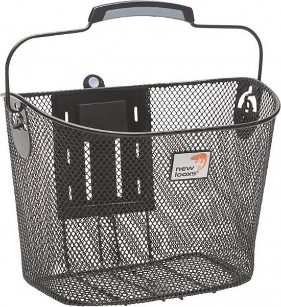 New Looxs Toscane SmartLock - Afneembare Fietsmand Stuur - 19 liter - Zwart