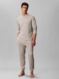 Calvin Klein Underwear Calvin Klein heren pyjamaset lang monogram logo grijs