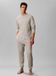 Calvin Klein Underwear Calvin Klein heren pyjamaset lang monogram logo grijs
