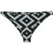 Mikuta Le Bas de Bikini Imprimé Blanc Taille : L