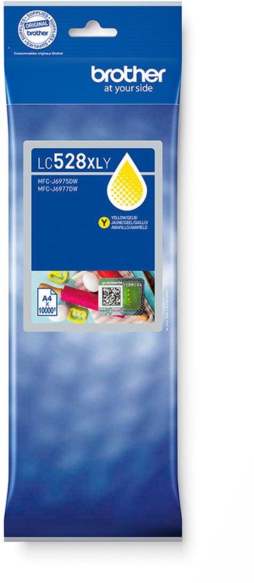 Brother LC528XLY Yellow Ink Cartridge