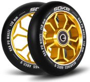 Soke Stuntstep Wielen – 110 mm – Goud – Set van 2 stuks