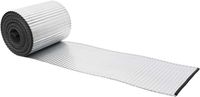 vidaXL Gazonrand 10 m x 15 cm gegalvaniseerd staal zilver
