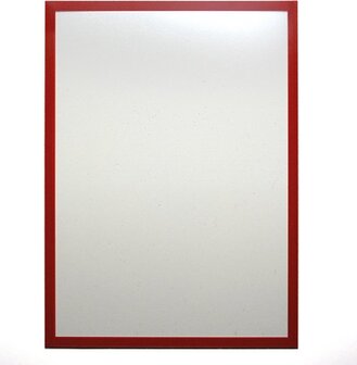 Smit Visual Supplies Magnetische insteekhoezen A4, set van 5 stuks Rood