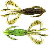 Keitech Crazy Flapper 2.8 (7 cm) Softbait - 8 stuks Green Pumpkin Chartreuse 401T