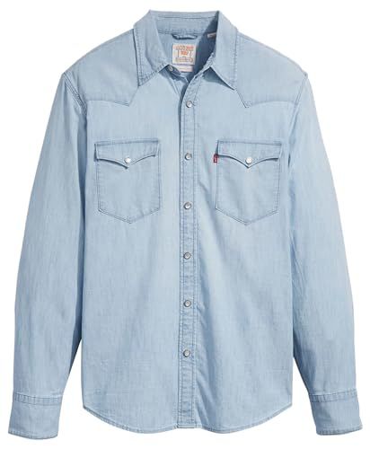 Levi's Barstow Western Standard Woven Shirt - Men's - Burnett Light Chambr - Size S