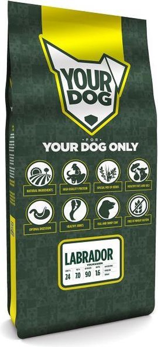 Yourdog Volwassen 12 kg labrador hondenvoer