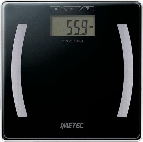 Imetec Body Analyzer ES7 400 - Zwart - Digitale Weegschaal