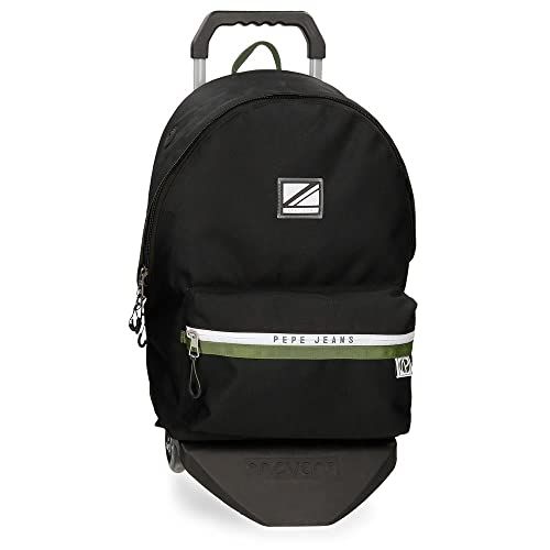 Pepe Jeans Luca Rugzak voor laptop 15,6 inch - Zwart