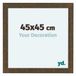 yd. Cadre photo 45x45 cm - MDF - Or antique - Como