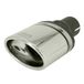 Ulter Sport Uitlaatsierstuk (links) - Ovaal 120x80mm - Lengte 120mm - Montage ->50mm - RVS