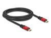Delock 80051 USB-kabel USB 2.0 USB C 2 m Zwart, Rood