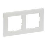 LEGRAND SEANO 2-voudig frame, thermoplast, halogeenvrij, parelmoer gelakt