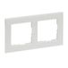 LEGRAND SEANO 2-voudig frame, thermoplast, halogeenvrij, parelmoer gelakt