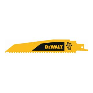 DEWALT zaagblad BIM hout 152mm 6TPI (5 stuks)