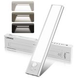 Livired Led-kastlamp met bewegingsmelder, 20 cm, oplaadbaar, USB, automatische led-kastverlichting, draadloos